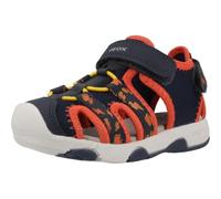 Geox B Sandal Multy Boy B, Bimbo 0-24, Navy/Orange, 20 EU