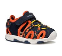Geox B Sandal Multy Boy B, Navy/Orange, 26 EU