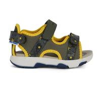Geox B Sandal Multy Boy Bimbo 0-24, Giallo Ocra Militare, 23 EU