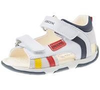 Geox B Sandal Tapuz Boy A, Primi Passi Bimbo 0-24, Bianco (White), 20 EU