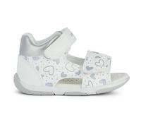 Geox B Sandal Tapuz Girl, Sandali Bimba 0-24, Bianco, 24 EU