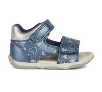 Geox B Sandal Tapuz Girl, Sandali Bimba 0-24, Sky Silver, 19 EU