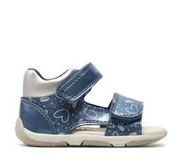 Geox B Sandal Tapuz Girl, Sandali Bimba 0-24, Sky Silver, 21 EU
