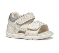 Geox B SANDAL ZAPITO GIRL - Sandalo Baby - Madchen, White/Silver,