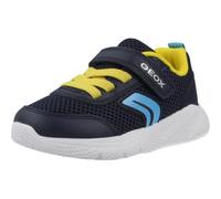 Geox B Sprintye Boy C, Sneaker Bambini e Ragazzi, Navy Yellow, 25 EU
