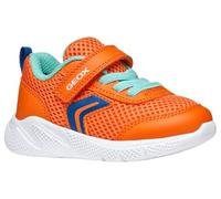Geox B SPRINTYE Boy C, Scarpe da Ginnastica Bimbo 0-24, Orange/Royal, 21 EU
