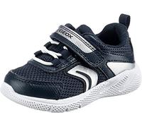 Geox B Sprintye Boy, Sneaker Bimbo 0-24, Navy Dk Silver, 20 EU