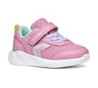 Geox B SPRINTYE Girl D, Scarpe da Ginnastica Bimba 0-24, Pink/Watersea, 21 EU