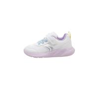 Geox B Sprintye Girl D, Scarpe da Ginnastica Bimba 0-24, Bianco/Multicolore, 23 EU