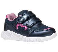 Geox B Sprintye Girl, Scarpe da Ginnastica Bimba 0-24, Blu Navy, 24 EU