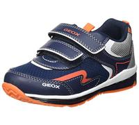 Geox B Todo Boy A, Sneakers Bambini e ragazzi, Blu/Arancione (Navy/Fluo Orange), 21 EU