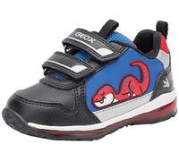 Geox B Todo Boy, Scarpe da Ginnastica Bimbo 0-24, Nero e Rosso, 20 EU