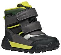 Geox B Trekkyup Boy B ABX, Stivale alla Caviglia Bimbo 0-24, Black Fluo Green, 21 EU