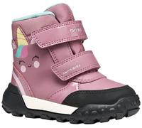 Geox B Trekkyup Girl B Ab, Stivale alla Caviglia Bimba 0-24, Rosa Scuro, 23 EU