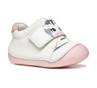 Geox B TUTIM B, Scarpe da Ginnastica Bimba 0-24, White/Rose, 19 EU