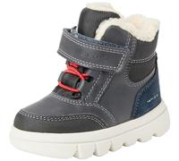 Geox B Willaboom Boy B Ab, Bambino Stivaletto, Blu navy, rosso, 3.5 UK Child