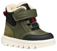 Geox B Willaboom Boy B Ab, Stivale alla Caviglia Bimbo 0-24, Dk Green Black, 20 EU