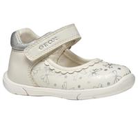 Geox B ZAPITO GIRL B - Scarpe da ginnastica Bambina, White/Silver,