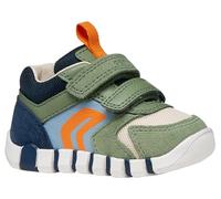 Geox Baby B Iupidoo Boy D Sneaker, Olive Navy, 2.5 UK Bambino