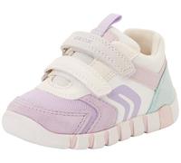 Geox Baby Girl B IUPIDOO Girl C Sneaker, Lavender/Bianco, 19 EU