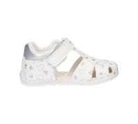 Geox Baby Girl's B Elthan C Sandal, Bianco Argento, 5 UK Child