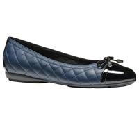 Geox Ballerine da Donna D Annytah B, Nero Navy., 2 UK