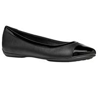 Geox Women D Charlene B Ballet Flat, Nero, 42 EU