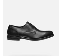 GEOX BARBERIGO Uomo 100% Pelle Nera Elegante e Confortevole U56MBC00043C9999