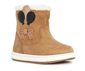 Geox Bimba Trottola Girl barca alla caviglia, Whisky Black, 20 EU