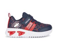 Geox J Assister Boy D, Scarpe da Ginnastica, Navy Dk Red, 24 EU