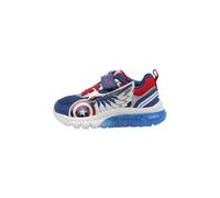 Geox J Ciberdron Boy B, Scarpe da Ginnastica, Blu Rosso, 37 EU
