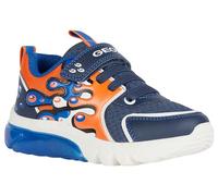 Geox Boy's J Ciberdron Sneaker, Arancione Navy., 7 UK Child