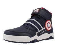 Geox Boy's J Perth D Sneaker, Blu Navy, Rosso, 3 UK