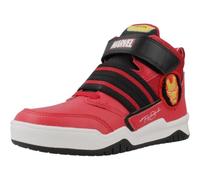 Geox Boy's J Perth D Sneaker, Rosso Nero, 11 UK Child