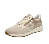 Geox Bulmya - Sneakers Traspiranti In Pelle Sabbia - Donna Scarpe Sneakers