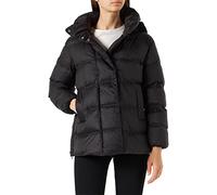 Geox Cappotto da donna W Tahina Down Coat, Nero, D 36
