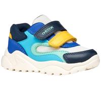 Geox CIUFCIUF Boy A - Scarpe da Ginnastica per Bambini, Colore: Bianco/Blu Navy, 23 EU