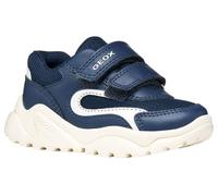 Geox CIUFCIUF Boy A Sneaker, LT Navy/White, 20 EU