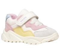 Geox CIUFCIUF Girl B Sneaker, off White/Rose, 21 EU
