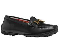 Geox Cosmopoli da Donna D + Grip Moccasin, Nero, 39.5 EU