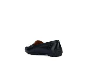 Geox Cosmopoli da Donna D + Grip Moccasin, Schwarz, 36 EU