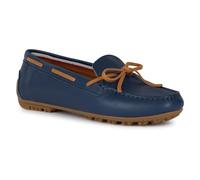 Geox Cosmopoli da Ragazza D + Grip Moccasin, Navy Cammello, 40 EU