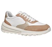 Geox D Activart B, Scarpe da Ginnastica Donna, White Dk Skin, 35 EU