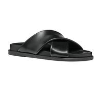 Geox D ADELASH B, Sandalo Scorrevole Donna, Black, 41 EU