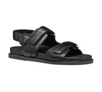 Geox D ADELASH C, Sandalo Scorrevole Donna, Black, 39 EU