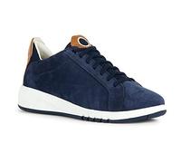 Geox D Aerantis, Scarpe da Ginnastica Donna, Navy Camel, 35 EU