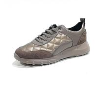 Geox D Alleniee A, Scarpe da Ginnastica, Lead, 41 EU