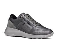 Geox D Alleniee B, Scarpe da Ginnastica Donna, Grigio Scuro, 38 EU