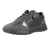 Geox D Alleniee B, Scarpe da Ginnastica, Grigio Scuro, 36 EU