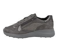 Geox D Alleniee B, Sneakers Donna, Grigio Dk Grey, 38 EU